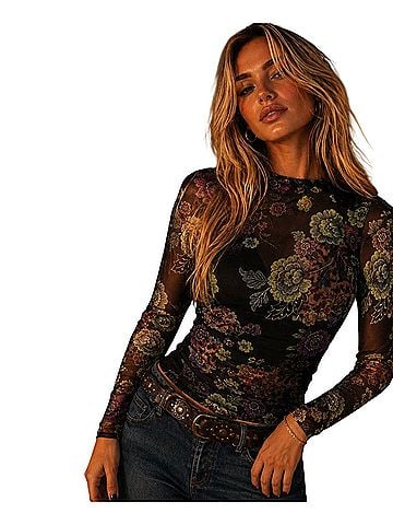 Alice + Olivia Long Sleeve Blouse (view 2)