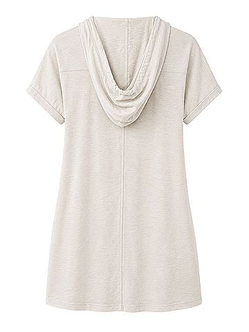 DKNY Hooded T-Shirt Dress Casual Dress (view 2)