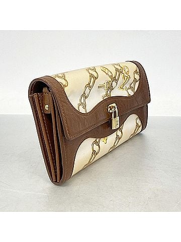 Louis Vuitton Louis Vuitton Long Wallet Monogram Charm Pochette Portemonnaie M95170 Blanc Ladies OP015657 (view 2)