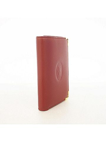 Cartier Cartier Tri-fold Wallet Must Leather Bordeaux Women's P3493238 (view 2)
