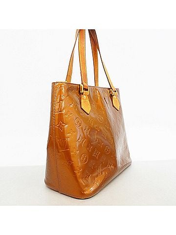 Louis Vuitton Louis Vuitton Vernis Houston Tote Bag M91122 Bronze Women's P3491866 (view 2)