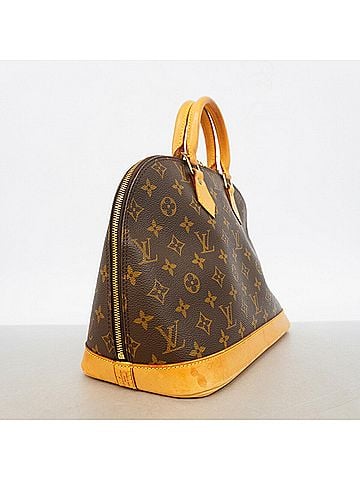 Louis Vuitton Louis Vuitton Alma Monogram Handbag M51130 Brown Women's P3489119 (view 2)