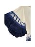 Single 100% Silk Tie-dye White Blue T-Shirt Size XS - photo 4