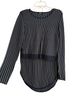 DKNY Stripes Blue White Long Sleeve Button-Down Shirt Size S - photo 1