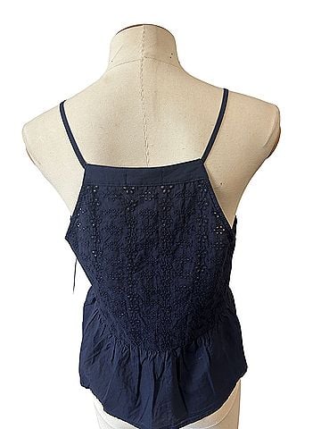 Velvet Sleeveless Blouse (view 2)