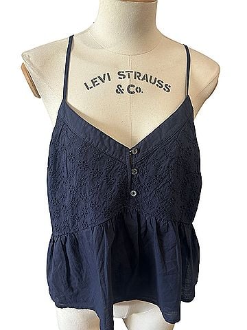 Velvet Sleeveless Blouse (view 1)