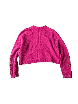 Boden Fluffy Floral Detail Sweater Pullover Sweater (view 2)