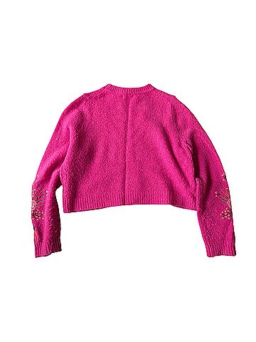 Boden Fluffy Floral Detail Sweater Pullover Sweater (view 2)