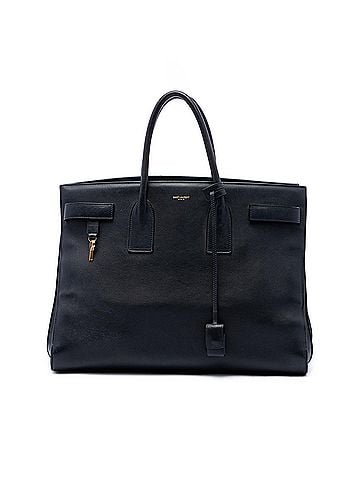 Saint Laurent Large Soft Calfskin Sac De Jour Satchel (view 1)