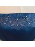 Michaelangelo 100% Polyester Solid Blue Cocktail Dress Size 4 - photo 6