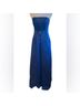 Michaelangelo 100% Polyester Solid Blue Cocktail Dress Size 4 - photo 3