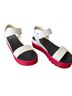 Sorel White Pink Wedges Size 8 1/2 - photo 1