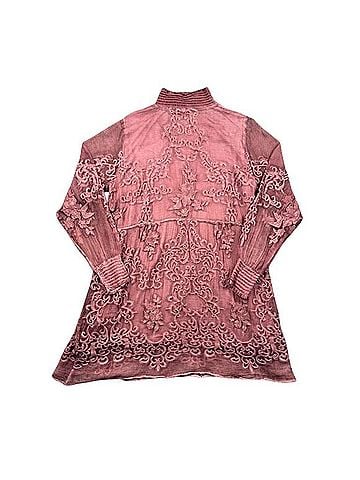 Soft Surroundings Long Sleeve Silk Top (view 2)