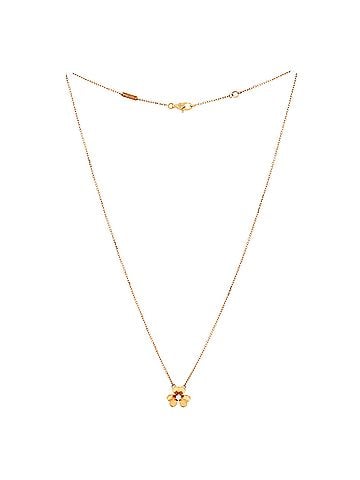 Van Cleef & Arpels Frivole Pendant Necklace 18K Yellow Gold and Diamond Mini (view 2)