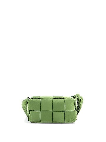 Bottega Veneta Padded Tech Cassette Crossbody Bag Intrecciato Nylon (view 2)