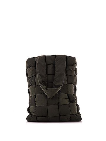 Bottega Veneta Padded Tote Intrecciato Nylon Large (view 2)