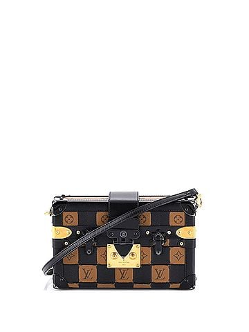 Louis Vuitton Petite Malle Handbag Damier Tressage Monogram Canvas and Leather (view 1)