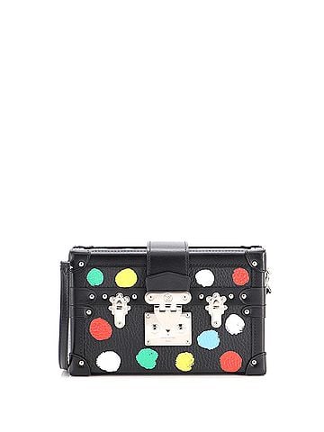 Louis Vuitton Petite Malle Handbag Yayoi Kusama Painted Dots Taurillon Leather (view 1)