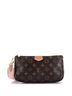 Louis Vuitton 100% Coatead Canvas Brown Pink Multi Pochette Accessoires Monogram Canvas One size - photo 1