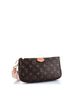 Louis Vuitton 100% Coatead Canvas Brown Pink Multi Pochette Accessoires Monogram Canvas One size - photo 3