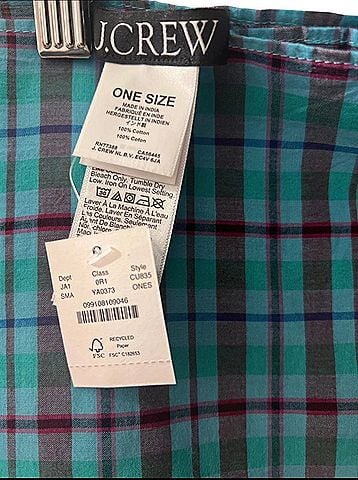 J.Crew Convertible Indian madras sarong Casual Skirt (view 2)
