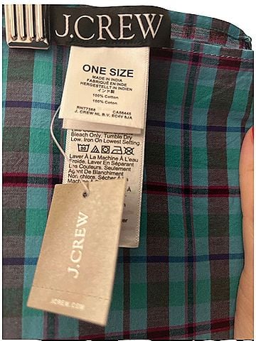 J.Crew Convertible Indian madras sarong Casual Skirt (view 1)