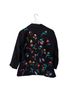 Silkland 100% Silk 100% Polyester Floral Black Jacket Size M - photo 2