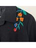 Silkland 100% Silk 100% Polyester Floral Black Jacket Size M - photo 9