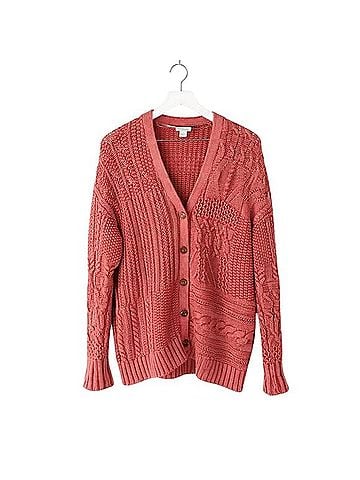 Sundance Coral Cable Knit Cardigan Cardigan (view 1)
