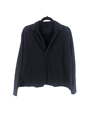 Frank & Eileen Patrick Henley Popover Long Sleeve Blouse (view 1)
