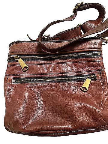 Fossil Leather Crossbody Bag (view 1)