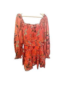 FARM Rio Smocked Ruffle Mini Dress Cocktail Dress (view 1)