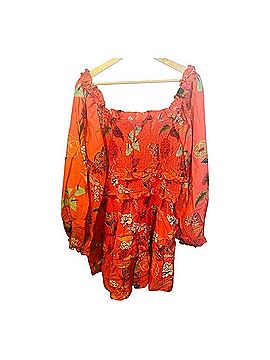FARM Rio Smocked Ruffle Mini Dress Cocktail Dress (view 2)