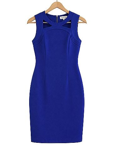 Calvin Klein Sleeveless Cutout Sheath Dress Cocktail Dress (view 1)