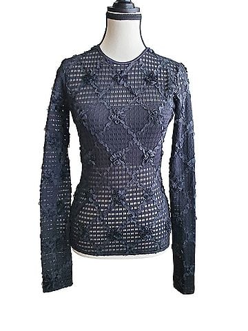 Amanda Uprichard Long Sleeve Blouse (view 1)