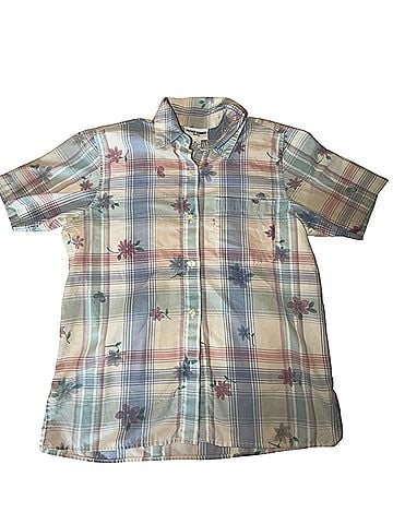 Alfred Dunner Short Sleeve Button-Down Shirt (view 1)