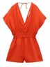Zara Red Orange Romper Size L - photo 1