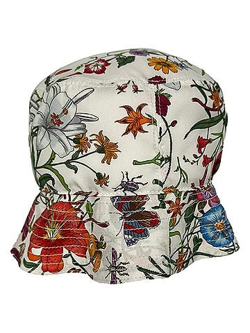 Gucci Gucci Printed Twill Bucket Hat in Floral Print Cotton (view 2)