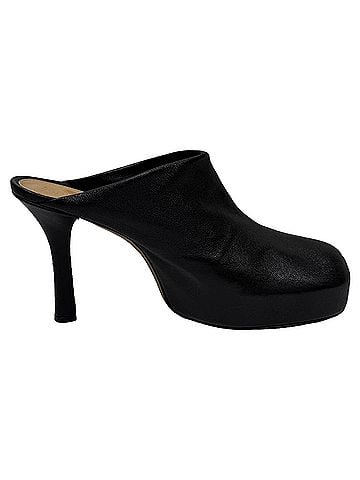 Bottega Veneta Bottega Veneta Bold Platform Mules in Black Leather (view 1)