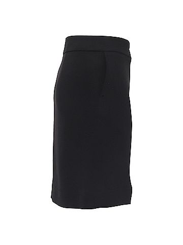 Chloé Chloé Scalloped Mini Skirt in Black Acetate (view 2)