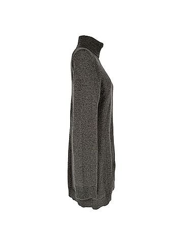 Loro Piana Loro Piana Dunster Mini Dress in Grey Cashmere (view 2)