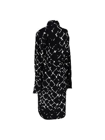Marc Jacobs Marc Jacobs Turtleneck Midi Dress in Black Silk (view 1)