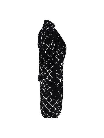 Marc Jacobs Marc Jacobs Turtleneck Midi Dress in Black Silk (view 2)