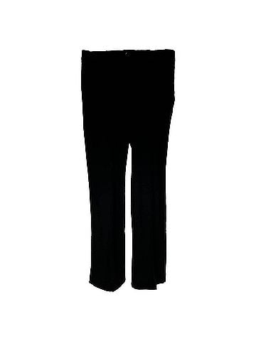 Sportmax SportMax Straight Trouser Pants in Black Wool (view 1)