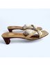 Brighton Ivory Silver Heels Size 8 - photo 7