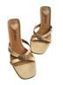 Brighton Ivory Silver Heels Size 8 - photo 1