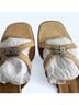 Brighton Ivory Silver Heels Size 8 - photo 5