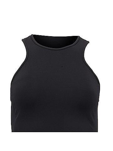 Max Mara Max Mara Racer Back Tank Top in Black Polyamide (view 2)