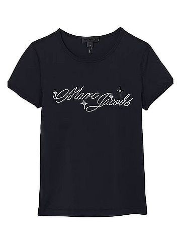 Marc Jacobs Shrunken Logo Charm Tee T-Shirt (view 1)