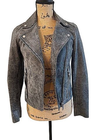 ALLSAINTS Dalby Iris Leather Jacket (view 1)